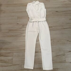 Amanda Uprichard White Fabianne Jumpsuit Size Small